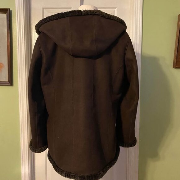 Women's sz XL Jones NY chocolate brown winter coat. Excellent condition. - Picture 3 of 9